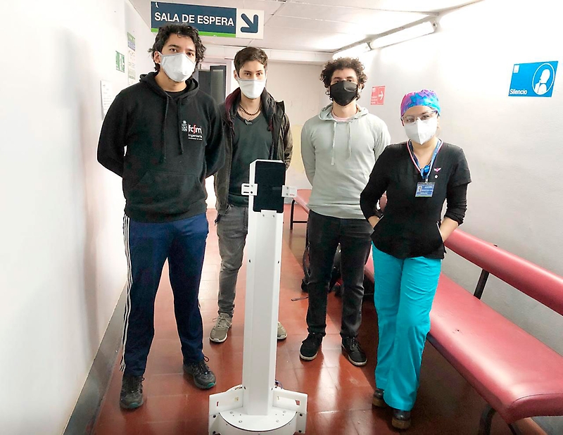 El robot chileno que está revolucionando la pandemia de COVID-19