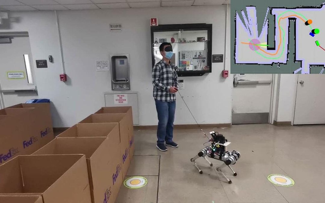 Fabrican el primer perro robot capaz de guiar a personas ciegas con suma precisión