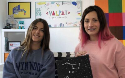 Valeria y Patricia, profesora y alumna de robótica convertidas en youtubers STEM de éxito