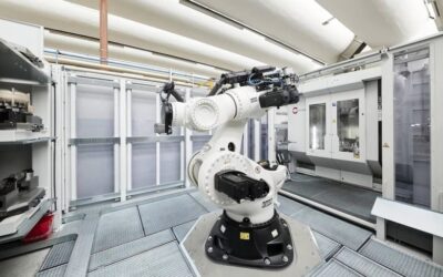 Robótica inteligente KUKA para el mecanizado de metales en AMB 2024