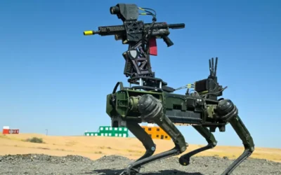 Estados Unidos prueba perros robot con rifles activados por inteligencia artificial en Oriente Medio